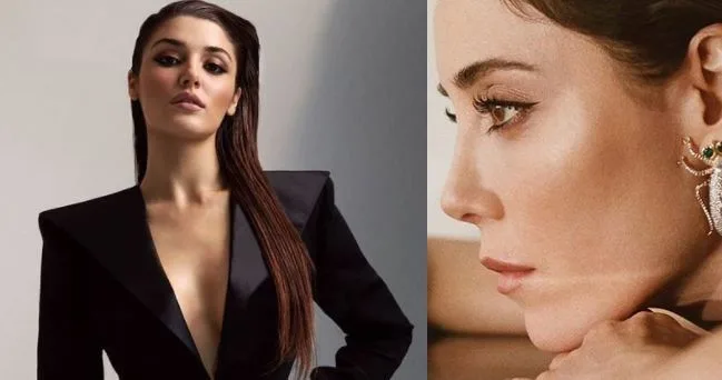 ¡Cansu Dere y Hande Erçel volvieron a deslumbrar con sus poses escotadas!