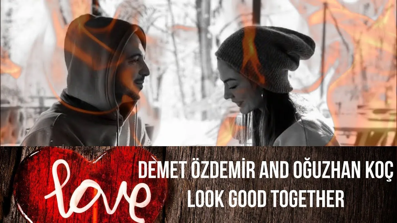 Demet Özdemir and Oğuzhan Koç look good together