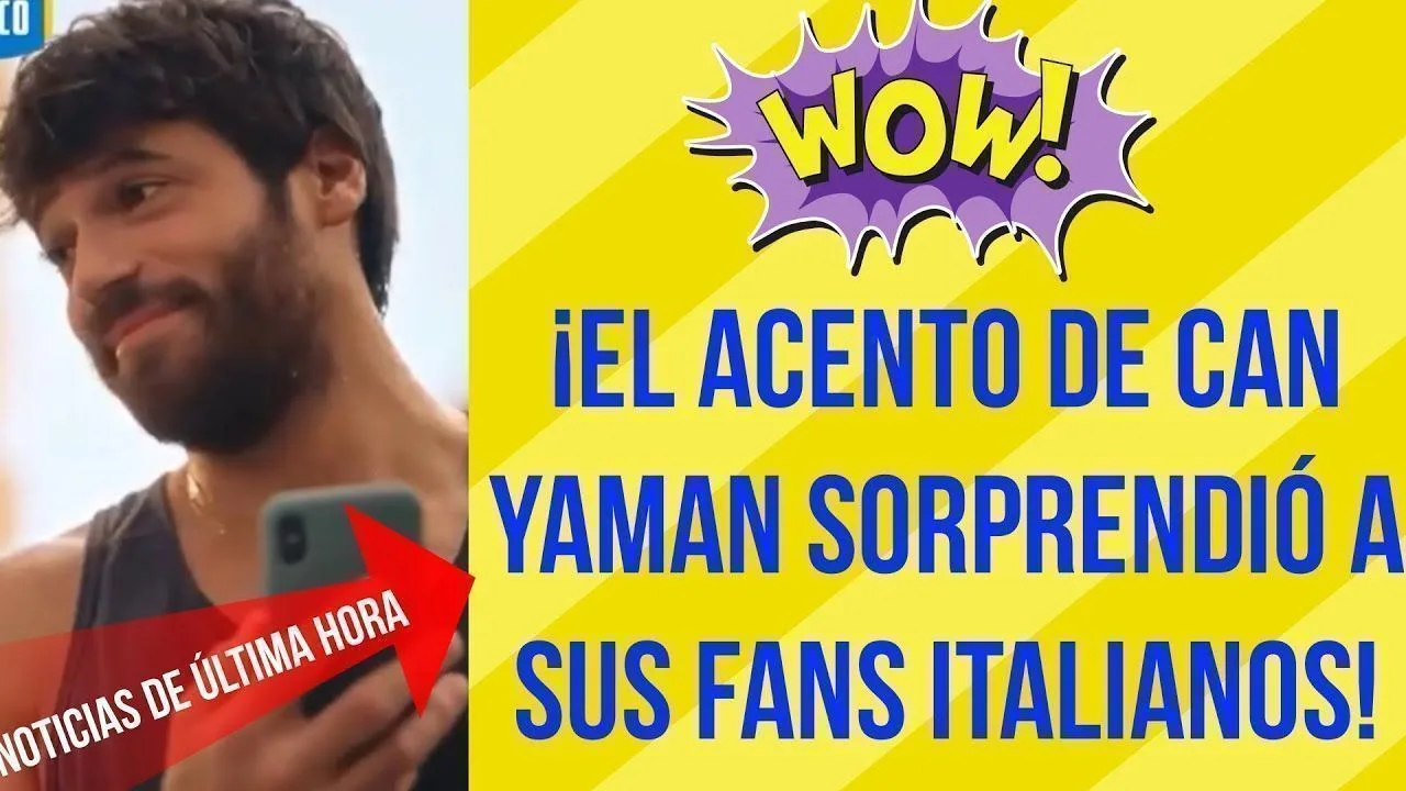 ¡El acento de Can Yaman sorprendió a sus fans italianos!