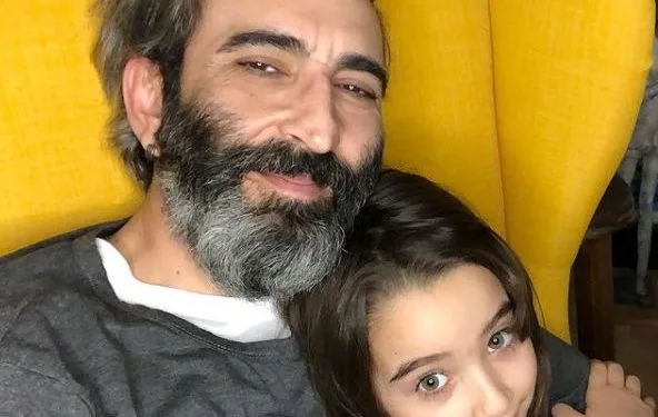 ¡Las fotografías del maestro actor Fırat Tanış con su hija encantaron a sus fans!..