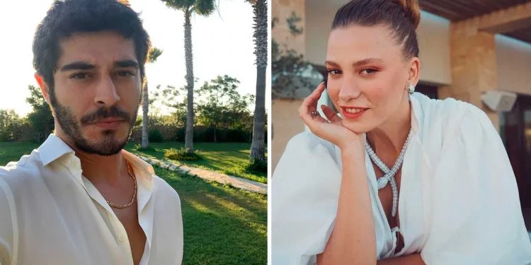 ¡Serenay Sarıkaya dio una gran sorpresa con la foto que usó para el cumpleaños de Burak Deniz!