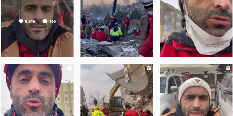 ¡Alper Kul estableció un trono en los corazones con sus esfuerzos en la zona del terremoto!