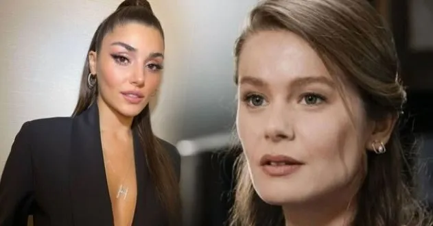 ¡Hande Erçel y Burcu Biricik anunciaron el mensaje de los trabajadores de la serie de televisión corriendo hacia el área del desastre cuando los decorados se detuvieron!
