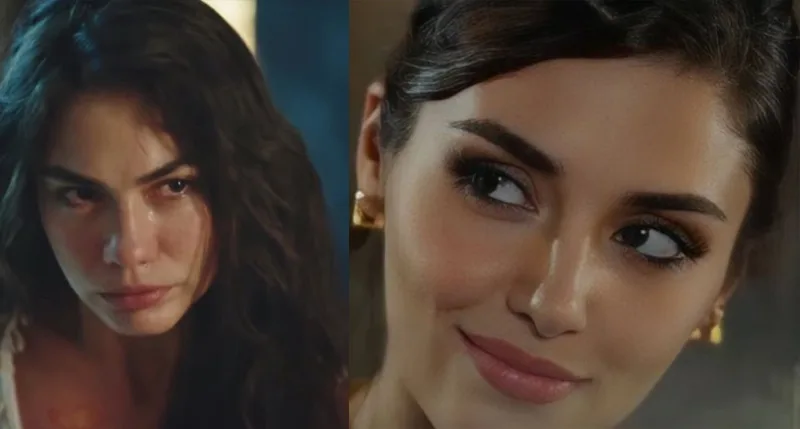 ¡Hande Erçel por un lado, Demet Özdemir por el otro! La competencia es dura en las redes sociales, ¡pero la verdad lo es!