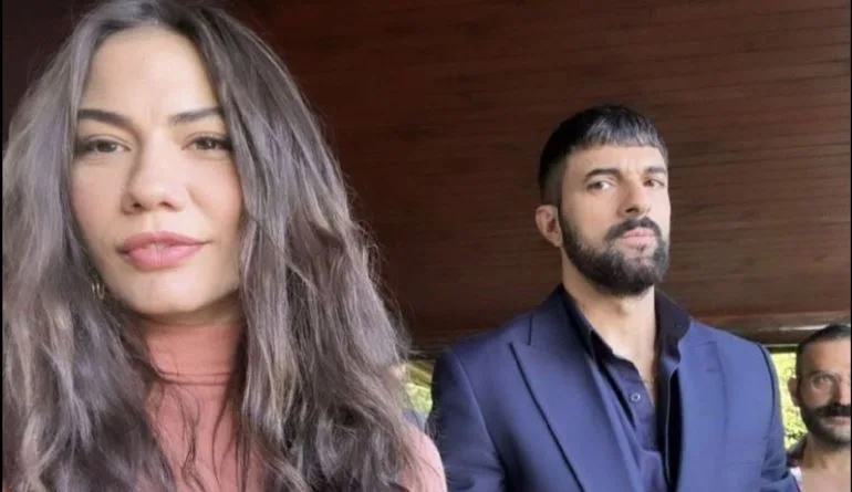 Si Demet Özdemir no está bromeando, ¡está intentando persuadir a Engin Akyürek para una nueva serie!